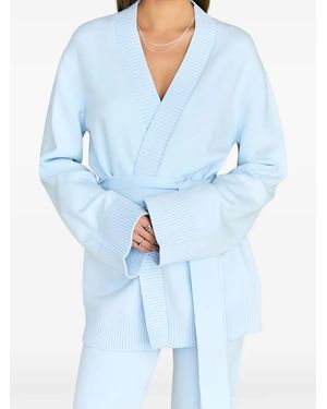 SER.O.YA Honor Belt Cardigan - Blue