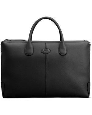 Tod's Large Leather Tote Bag - Black