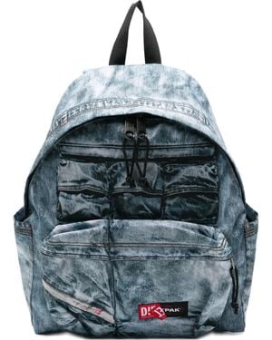 Eastpak X Diesel Denim-Effect Backpack - Blue