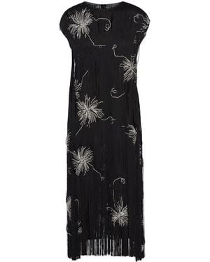 Prada Besticktes Kleid - Schwarz