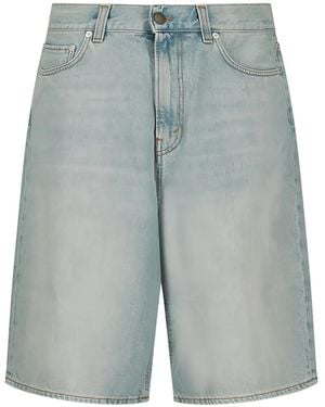 Destin Jo Five-Pocket Denim Shorts - Blue