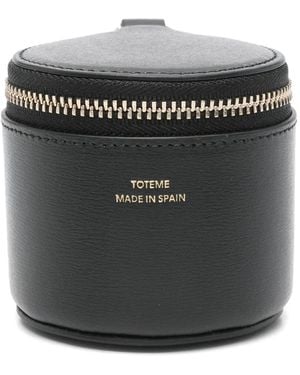 TOTEME Leather Jewellery Box - Black