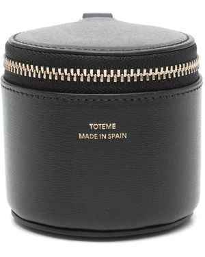 TOTEME Schmuckschatulle Aus Leder - Schwarz