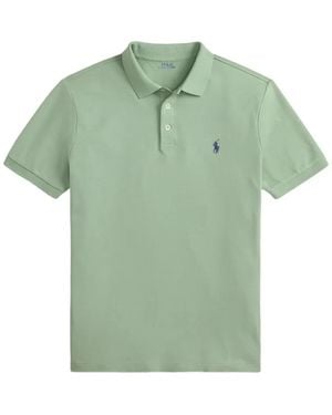 Polo Ralph Lauren Pony Embroidered Cotton Polo Shirt - Green