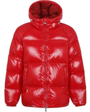 Pyrenex Chaqueta con parche del logo - Rojo