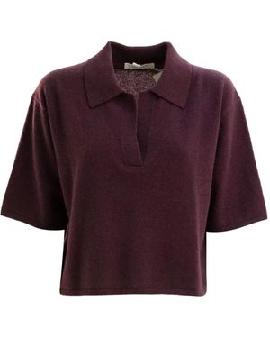 Lisa Yang Klassisches Poloshirt - Rot