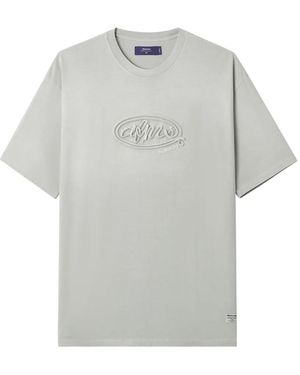 AFTERMATHS Rope-Logo T-Shirt - Grey