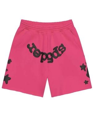 Sp5der Bermuda Con Logo - Rosa