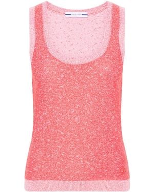 Jacob Cohen Speckle-Knit Tank Top - Pink