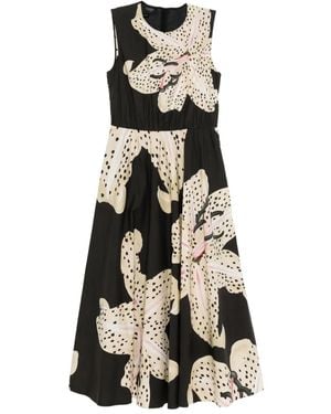 Giambattista Valli Floral-Print Dress - White