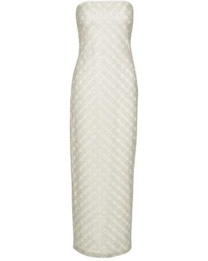 ROTATE BIRGER CHRISTENSEN Sequinned Dress - White