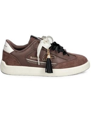 Sorel Ona Drift Luxury Tassel-Charm Trainers - Brown