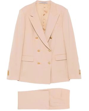 Tagliatore Double-Breasted Suit - Natural