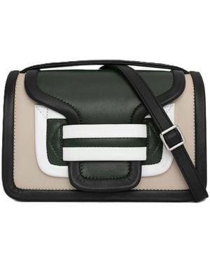 Pierre Hardy Alpha Paneled Shoulder Bag - Black
