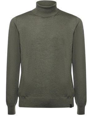 Fay Pull À Col Roulé - Green