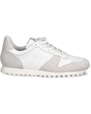 Novesta Zapatillas Marathon De Cuero A Paneles - Blanco