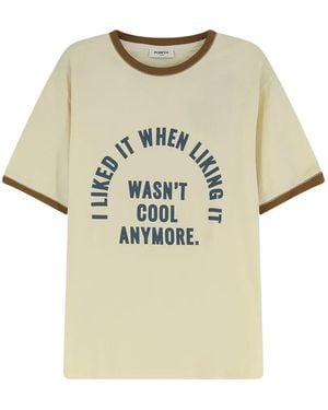 Pompeii3 T-Shirt Mit Slogan-Print - Natur
