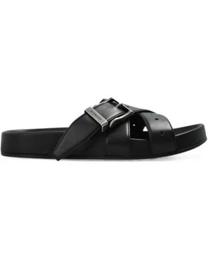 Balenciaga Buckle-Fastening Sandals - Black