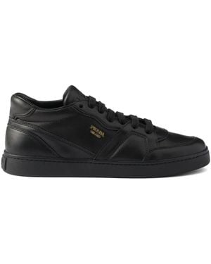 Prada レザースニーカー - ブラック