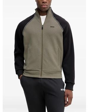 BOSS Colourblock sweatshirt - Gris