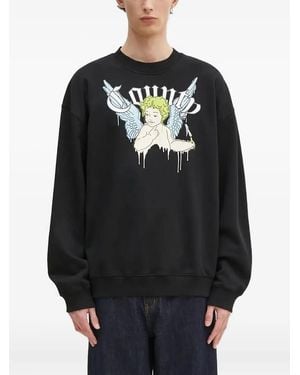 Marcelo Burlon プリント スウェットシャツ - ブラック