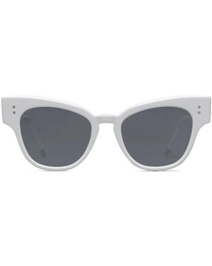 Thom Browne Sonnenbrille mit Cat-Eye-Gestell - Grau