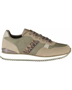 Napapijri Cosmos Panelled Trainers - Green