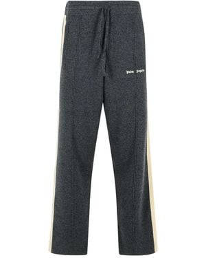 Palm Angels Side-Stripe Track Trousers - Grey