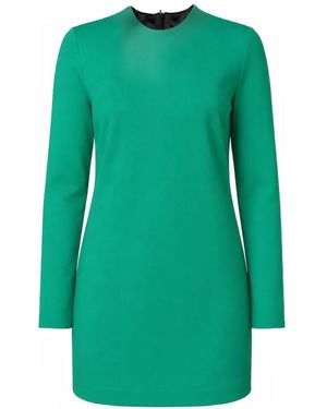 Dolce & Gabbana Long-Sleeve Mini Dress - Green