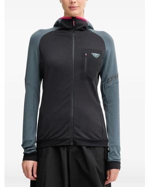 Dynafit Radical Polartec Zip Pocket Hoodie Top - Black