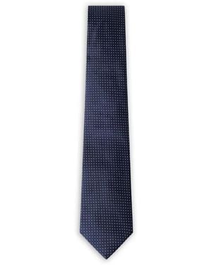 Hackett Krawatte Mit Mini-Punkten - Blau