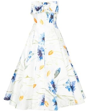 Bambah Carnation Midi Dress - Blue