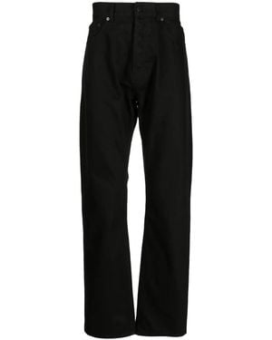Fear Of God High-Waisted Straight-Leg Jeans - Black