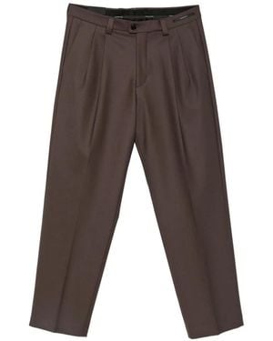 Michael Coal Pantalon Harrison Plissé À Plis Marqués - Grey