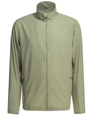 Houdini Sportswear Logo-Print Zip-Up Jacket - Green