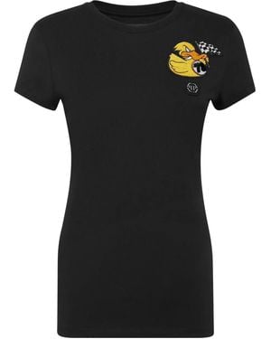 Philipp Plein コットン Tシャツ - ブラック