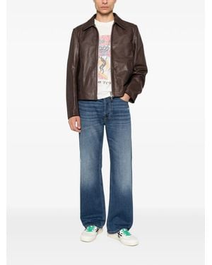 DIESEL Faded Whiskered Jeans - Blue