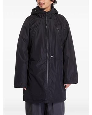 Urban Classics Zip-Pocket Hooded Coat - Blue