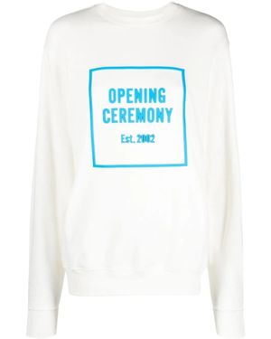 Opening Ceremony 3D Box Logo Relaxed Sweatshirt - Blue