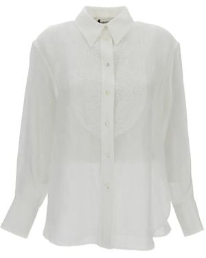 True Royal Embroidered Shirt - White