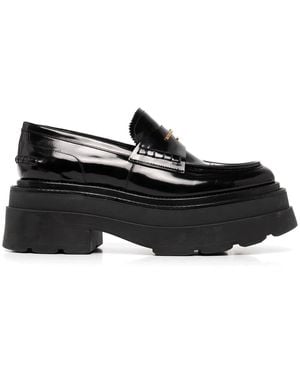 Alexander Wang Carter プラットフォーム ローファー - ブラック