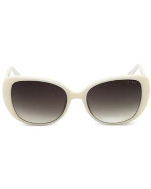 GUESS EYEWEAR Logo-Detail Sunglasses - White