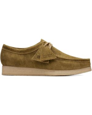 Clarks Wallabee "Mid" Loafers - Brown