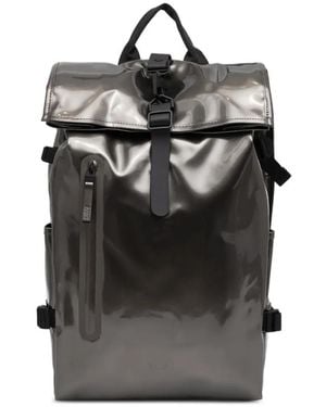 Rains Large Rolltop Backpack - Black