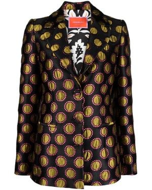 La DoubleJ 24/7 Patterned-Jacquard Jacket - Black