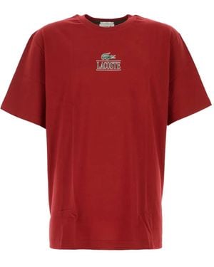 Lacoste Logo t-shirt - Rojo