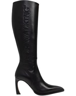 Off-White c/o Virgil Abloh Stiefel Mit Geprägtem Absatz - Schwarz