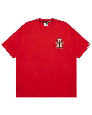 Aape By A Bathing Ape Logo-Print T-Shirt - Red