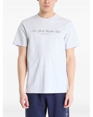 Sporty & Rich T-Shirt New York Health Club - White
