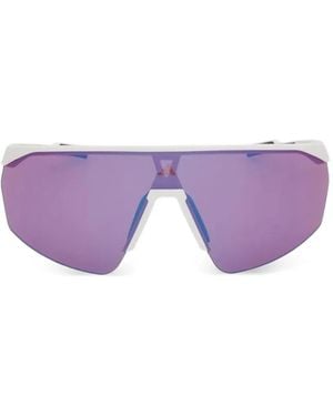 adidas Mirror-Lens Geometric Sunglasses - Purple